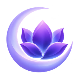 花开月下图标